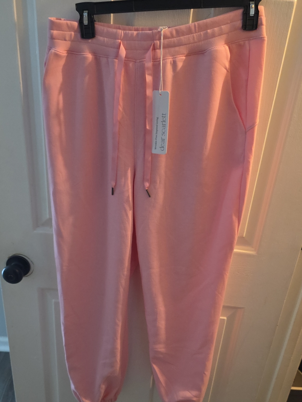Dear Scarlett Pink Drawstring Joggers with Pockets